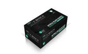 F. Bosch Extra Strong Nitrile Gloves Black Powder-Free