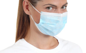 F. Bosch Non-Woven 3ply Earloop Facemask blau