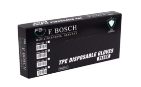 F. Bosch TPE Disposables Black Gloves