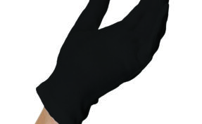 F. Bosch Polycotton Gloves Black