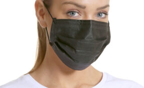 F. Bosch Non-Woven 3ply Earloop Facemask Black