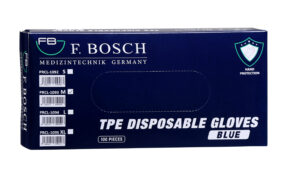 F. Bosch TPE Disposables Blue Gloves