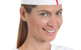 F. Bosch Forage Hat White With Red Stripe