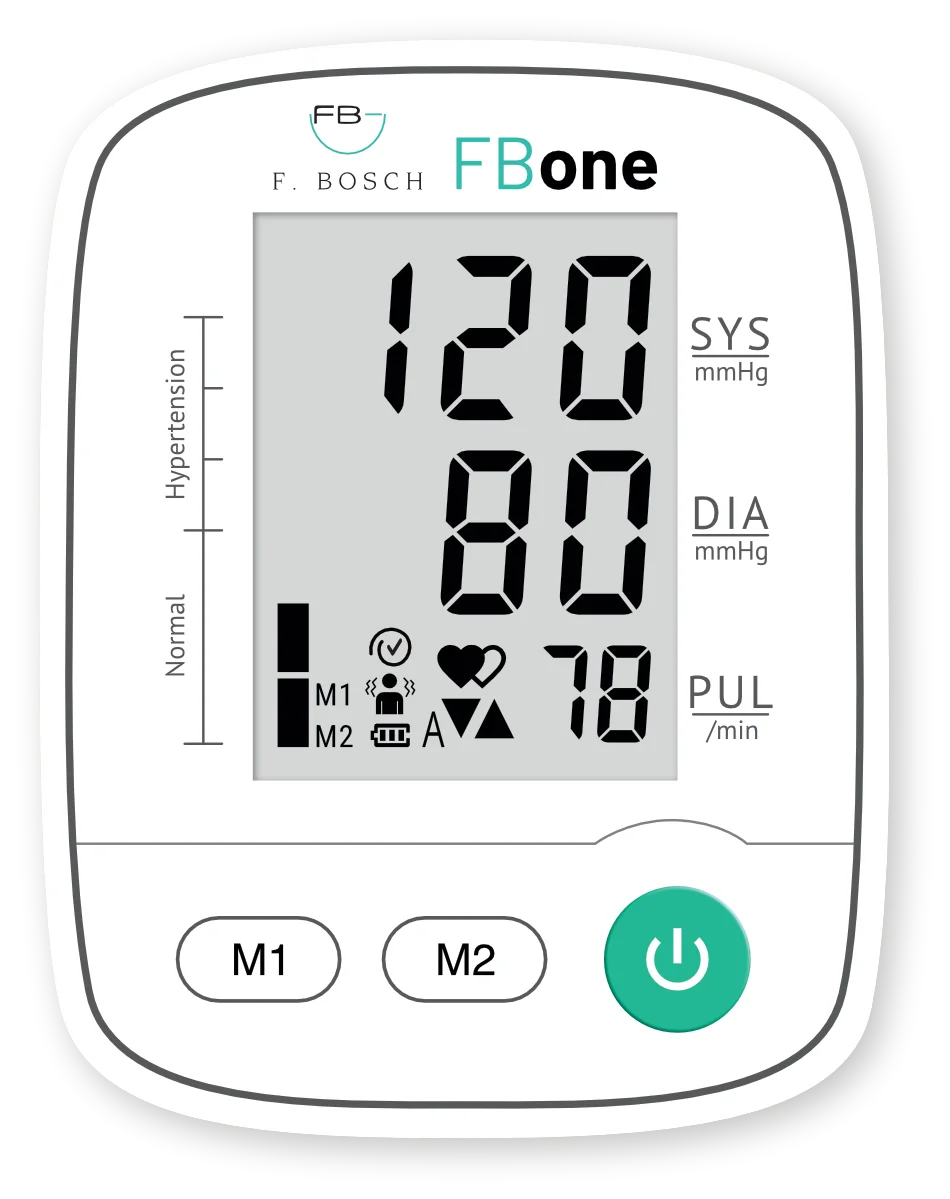 Fbone blood pressure measurement digital