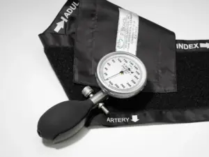 Blood pressure monitor Prakticus matte black F. Bosch