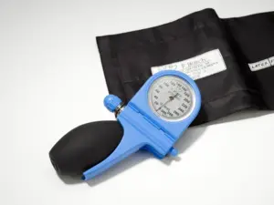 Blood pressure monitor sysdimed blue velcro cuff black f bosch